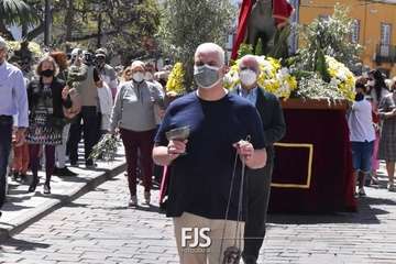 La procesión de La Burrita toma San Juan después de dos años de suspensión por la pandemia/Francisco Javier Santana y Antonio Alí.